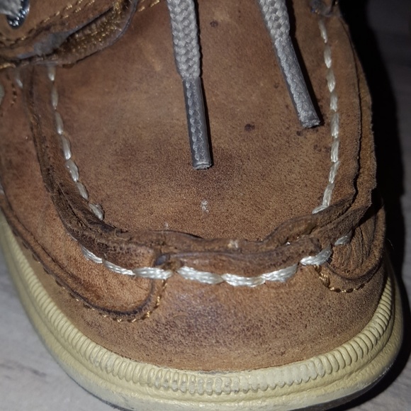 Tan Toddler Sperry Top-Sider - Picture 3 of 4